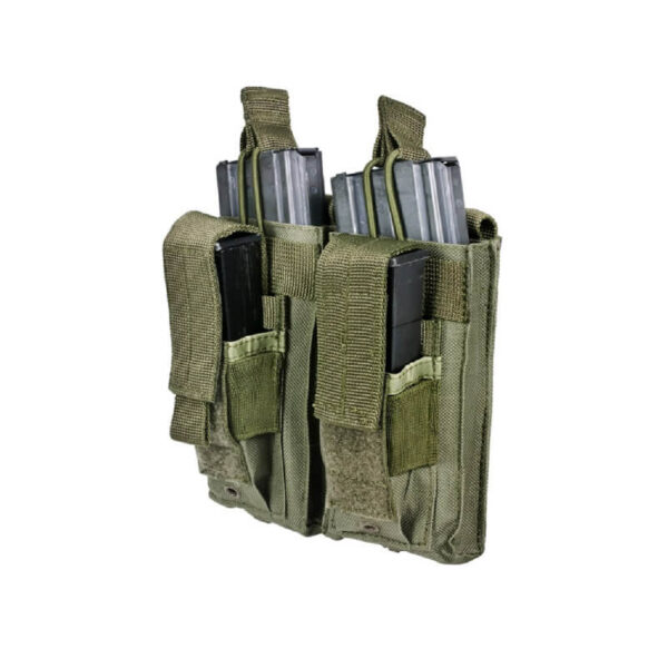 Double Pistol Mag Pouch Green